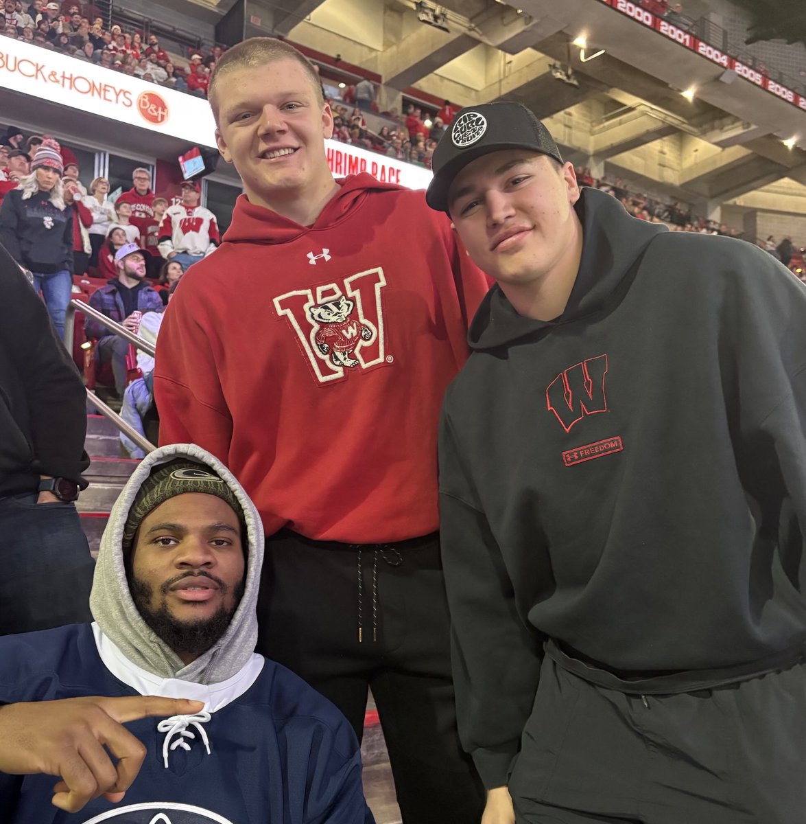 Three great linebackers playing in the state of Wisconsin!