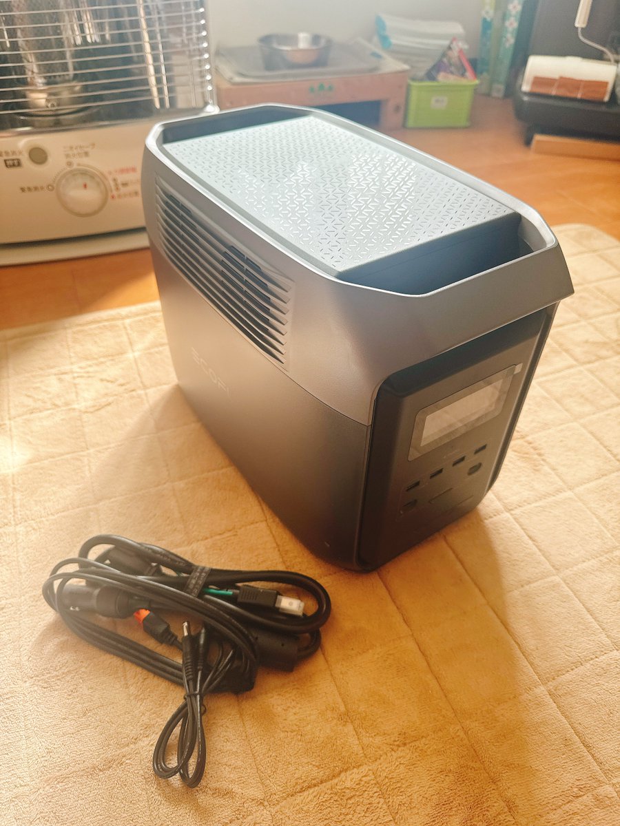 campapa_'s tweet photo. 再調整品だけど。
外観傷なし。
付属品も未開封。

ほぼ新品と変わらないなぁ。

写真だと大きく見えるけど、実物は結構コンパクト。
まぁ、それなりの重さはあるけど。
後で、車に積んでみよう。

#delta3 1500
#ecoflow https://t.co/3kgyy1jAFX