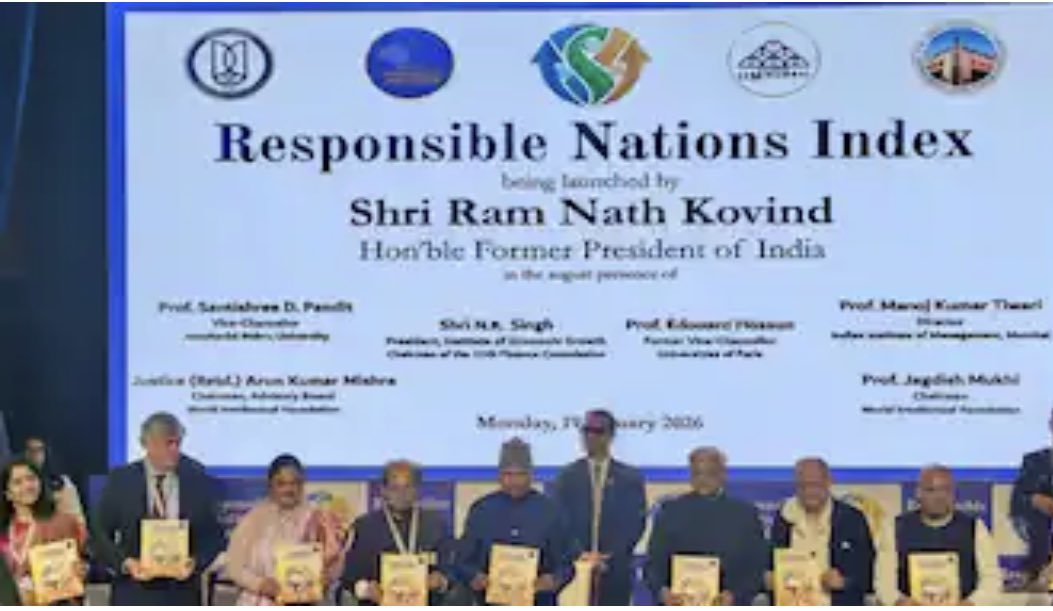 rashtrahitfirst's tweet photo. The Responsible Nations Index (RNI) is India's first home-grown global ranking system designed to judge how responsibly a country behaves, not just how powerful or rich it is.
Modi Hain to mumkin hain.. https://t.co/Ahu7BlEVTQ