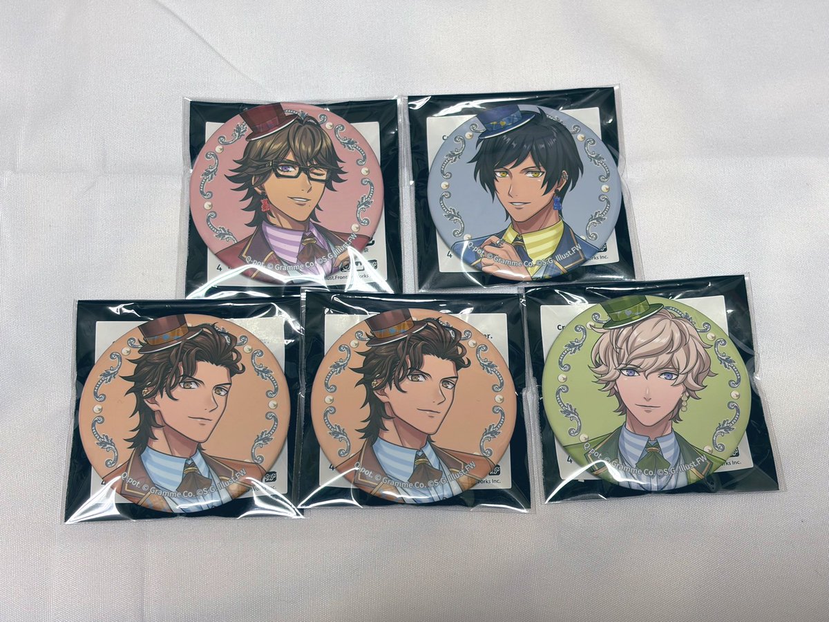 交換】 うたプリ グラショ FP CCL 缶バッジ ビジュカ 特典 (譲)瑛一