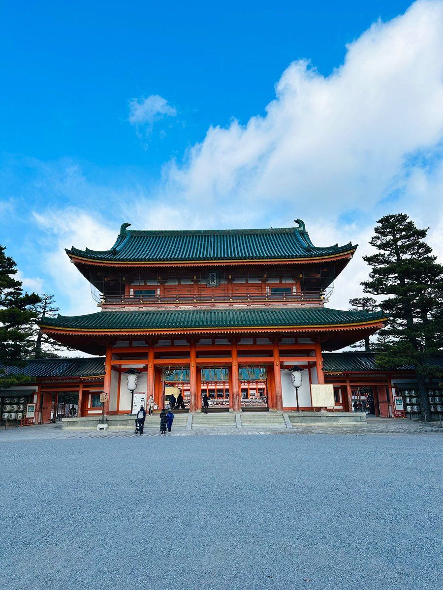 京都平安神宮の風格ヤバいね⛩️