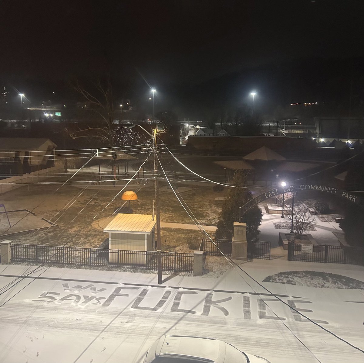 THEChrisKessell's tweet photo. To all my friends in Minneapolis, Maine, and around the country dealing with ICE. Charleston West Virginia is on your side. https://t.co/0yFM5Kl9zI