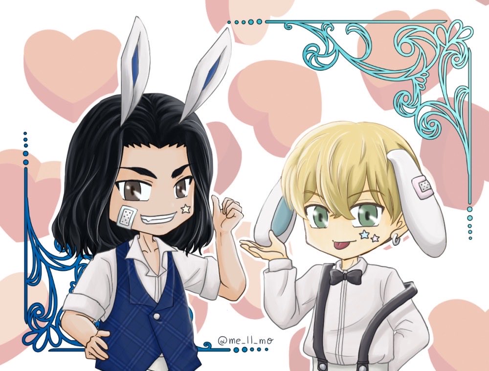 例のコラボ衣装着せてみた😘