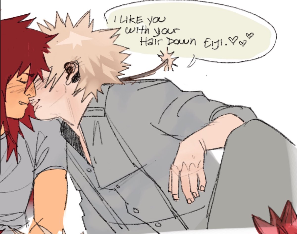 N3PT00N__'s tweet photo. He only likes it down because it makes kiri shorter than him by technicality🙄 #krbk #bnha https://t.co/wXUiKtc67d