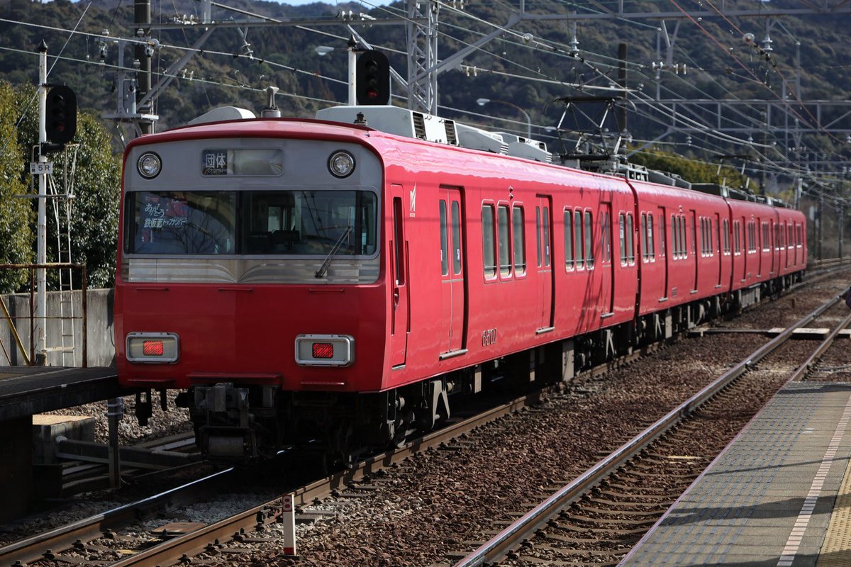 2026.1.25 名鉄 6501号車 ありがとう鉄仮面トップナンバー さよなら