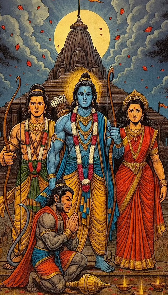 KrishnaGlory's tweet image. Can you reply "Jai Shree Ram"? 🏹📿🚩