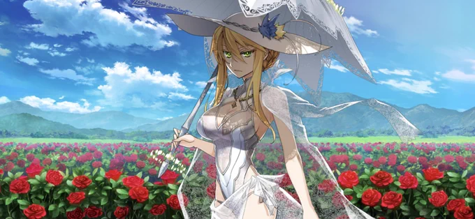 薔薇の花畑 誰が一番似合うか選手権