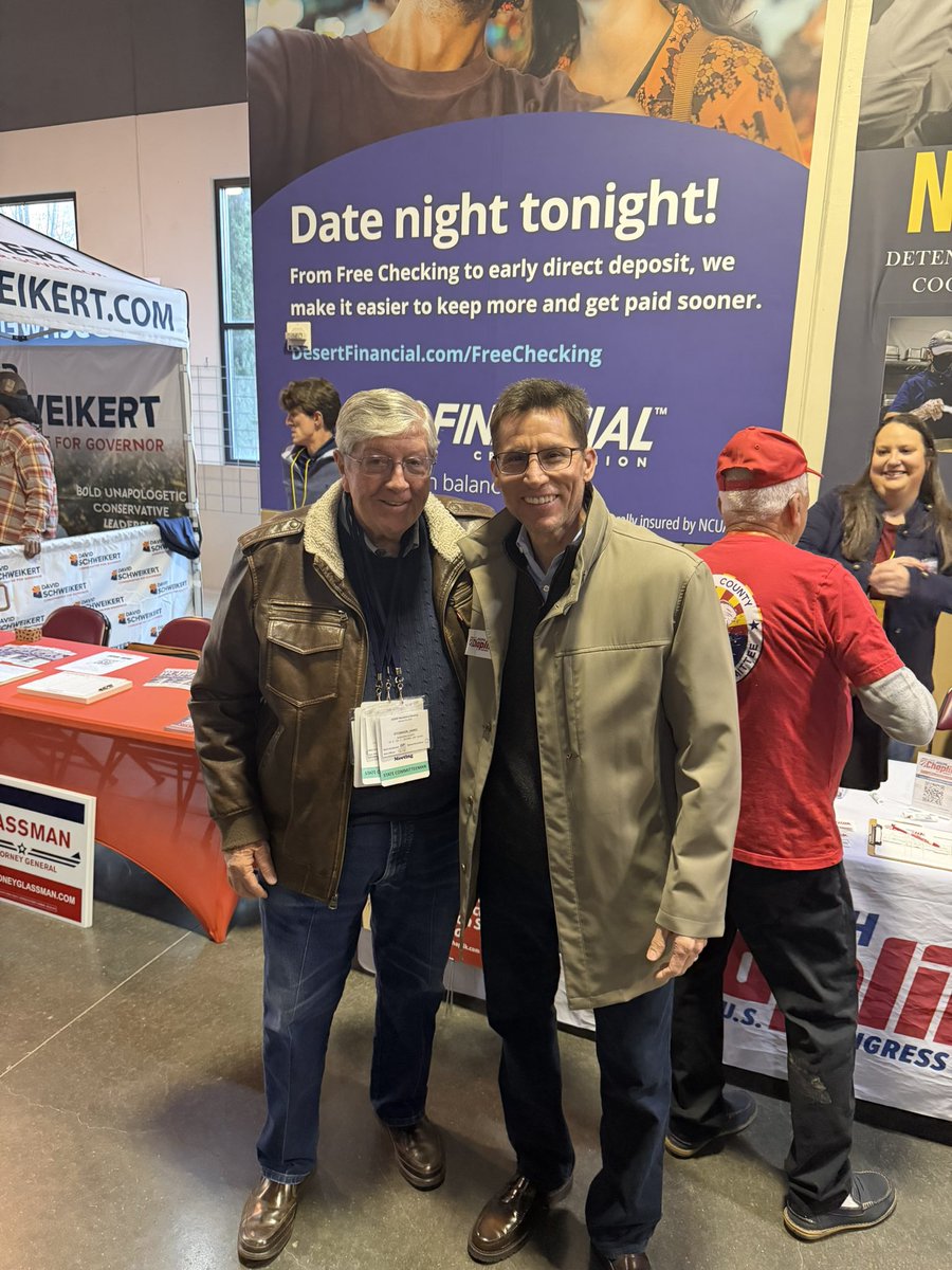 Great showing for our campaign today at the @azgop annual meeting in Prescott Valley.

It’s clear we have the most support from CD1 - we can feel the momentum