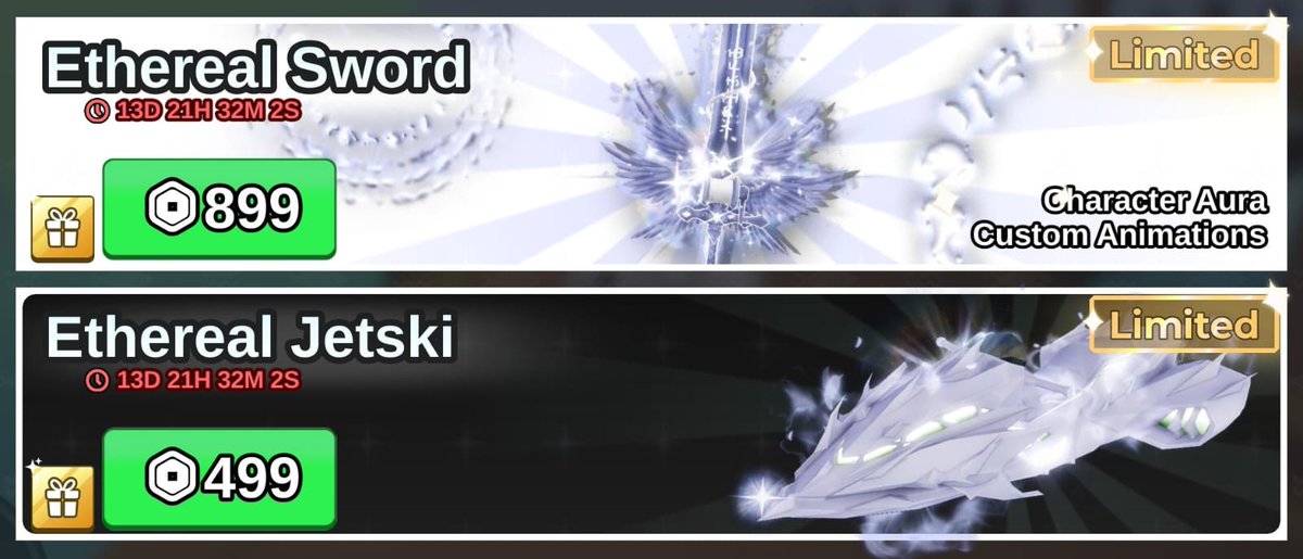 cayistoria's tweet photo. New skin rod fish it Ethereal Sword sama jetski kece Ethereal Jetski sudah readyyy 🫰🌷 yakinn maw ketinggaln rod keren enih? 😋

⋆࿔  Ethereal Sword ─ 77K
⋆࿔  Ethereal Jetski ─ 43K

Yang maw langsung order ke https://t.co/u1KKYwaSV4 🌷🐇

#zonauang #zonajajan https://t.co/u2k0XLYWmI