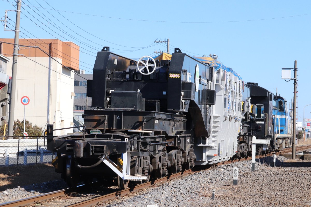 2026.1.25 京葉臨海鉄道 特15 KD55-201+ヨ8629+シキ801B1梁 暁星製の