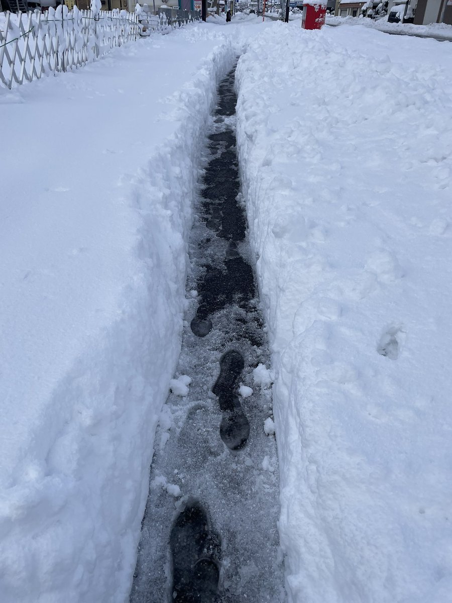 石川県の冬は本気を出した。