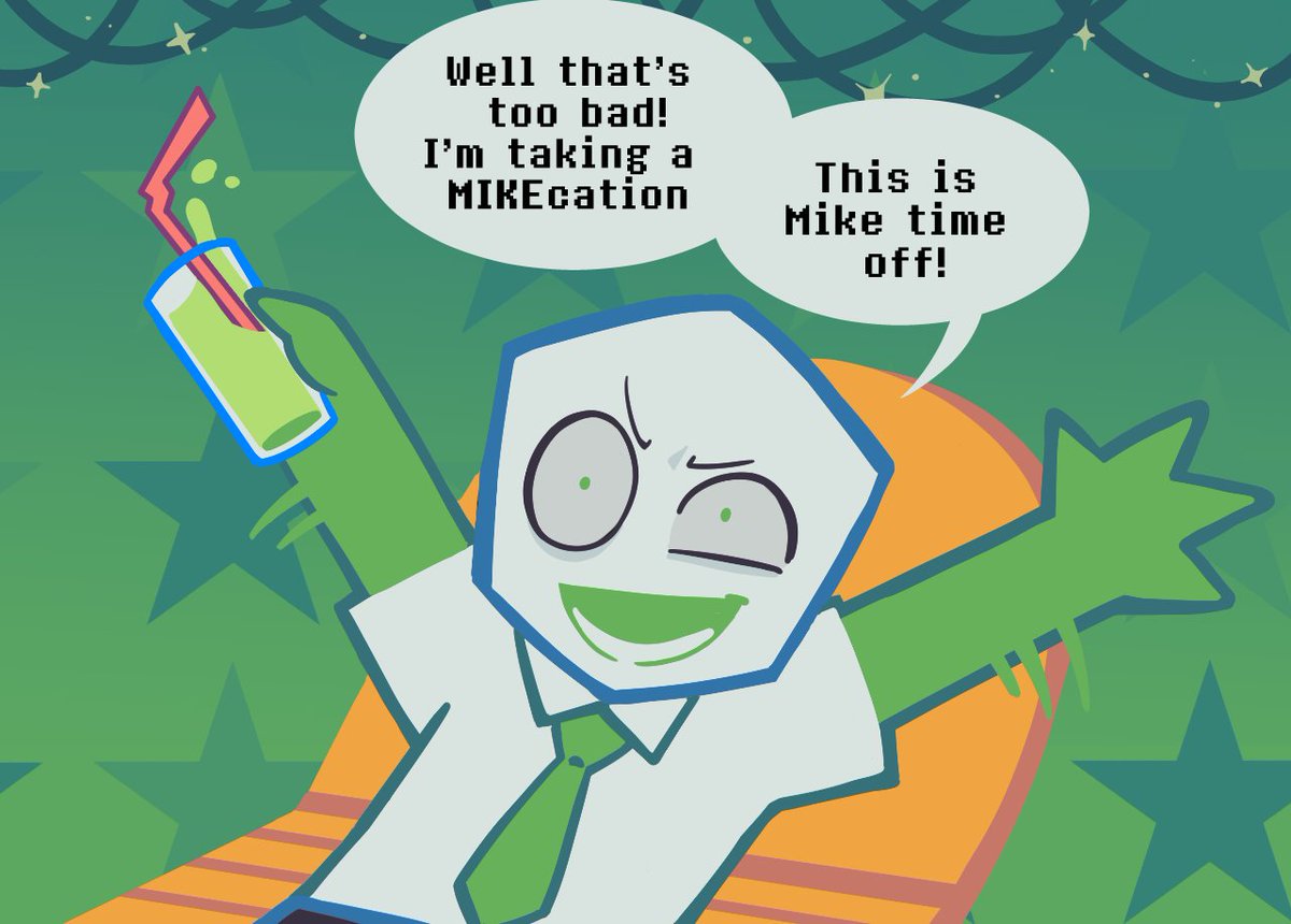 jobrepeller's tweet image. mike's day off
(1/3)