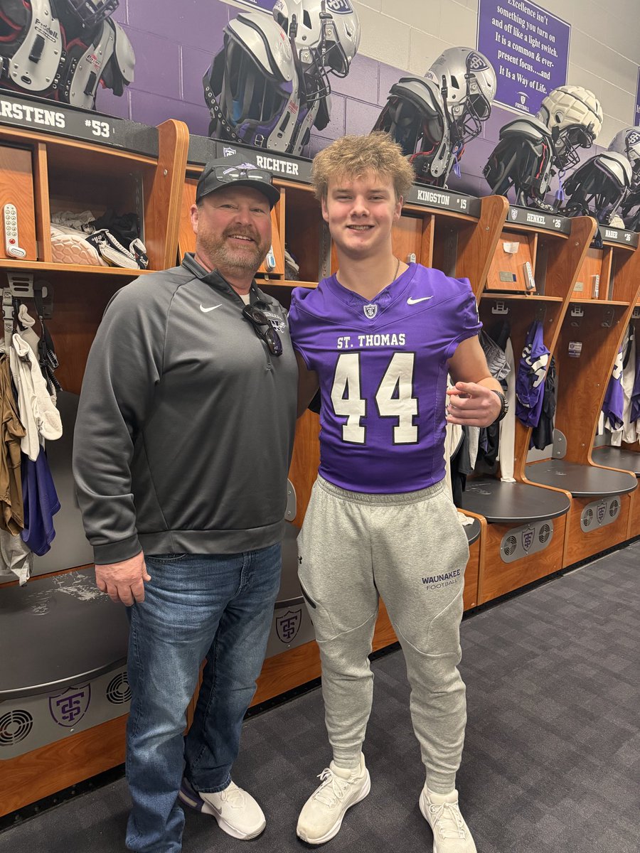 kyan_newman's tweet photo. Thank you @CoachNickleson for the invitation to visit campus and @VillTrevor  for the conversation. I had a great time! Looking forward to to getting back on campus to compete at camp. https://t.co/C4bV6DR0Rh