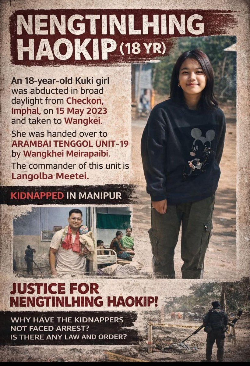 Failure in Jusdicial system of India. All the Meitei Rapists and Wangkhei Meira Paibis need to be investigated.