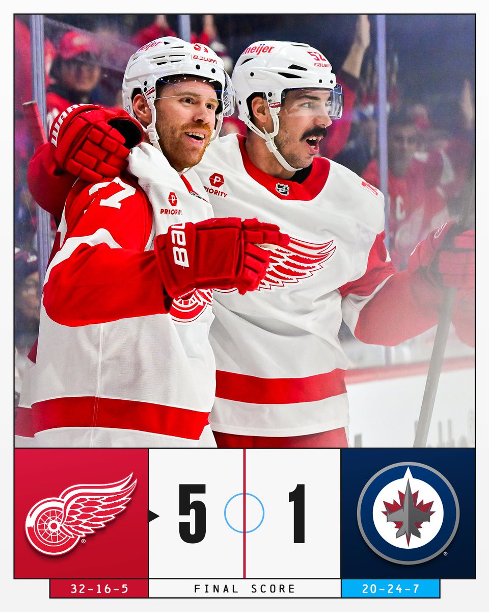 The <a href="/DetroitRedWings/">Detroit Red Wings</a> were RED HOT tonight! 🌶️