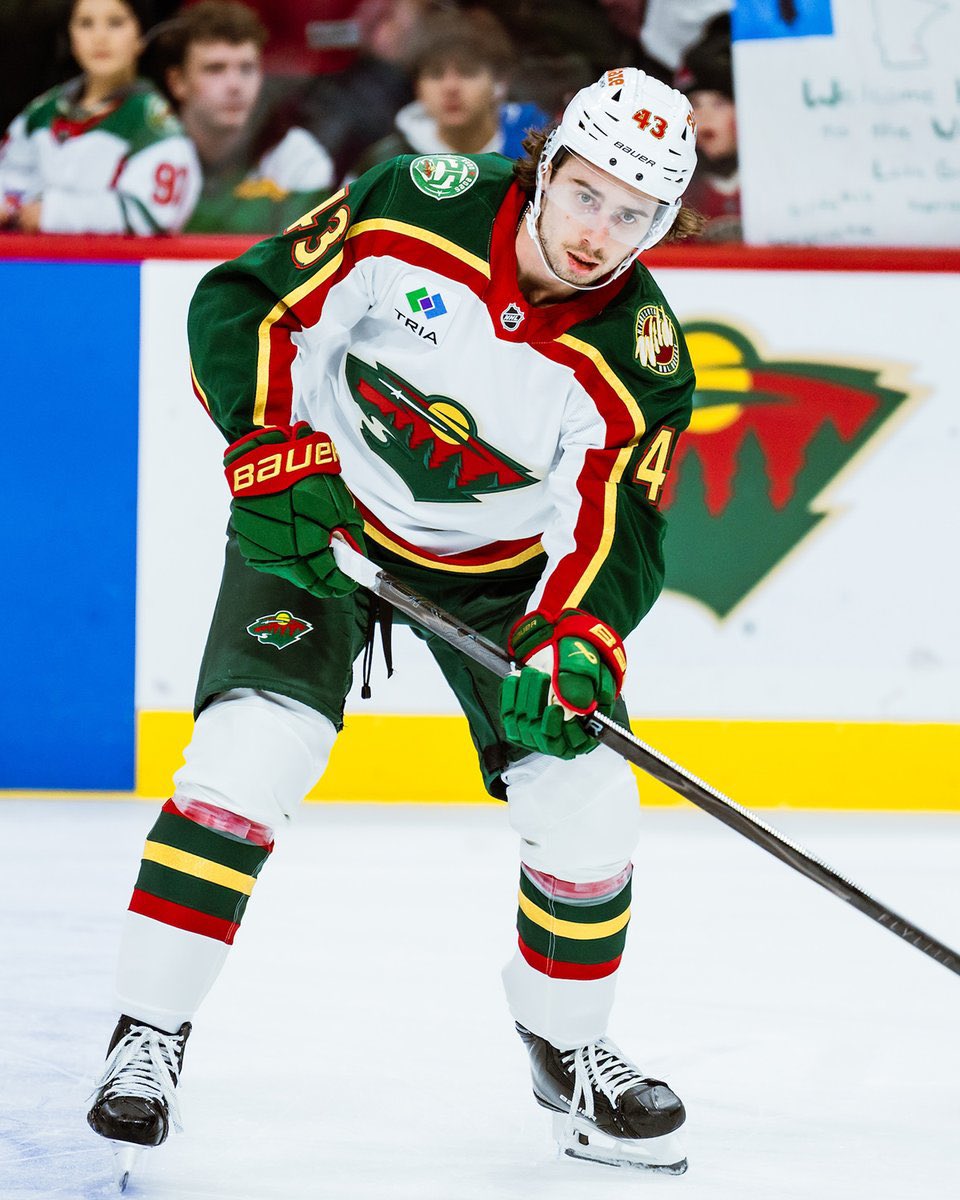 Why is it when the Wild wear these jerseys it generally doesn’t go well 😆 down again after 1 <a href="/RussoHockey/">Michael Russo</a>