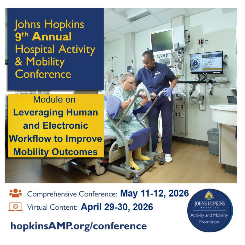 Johns Hopkins Activity & Mobility Promotion (AMP) tweet media