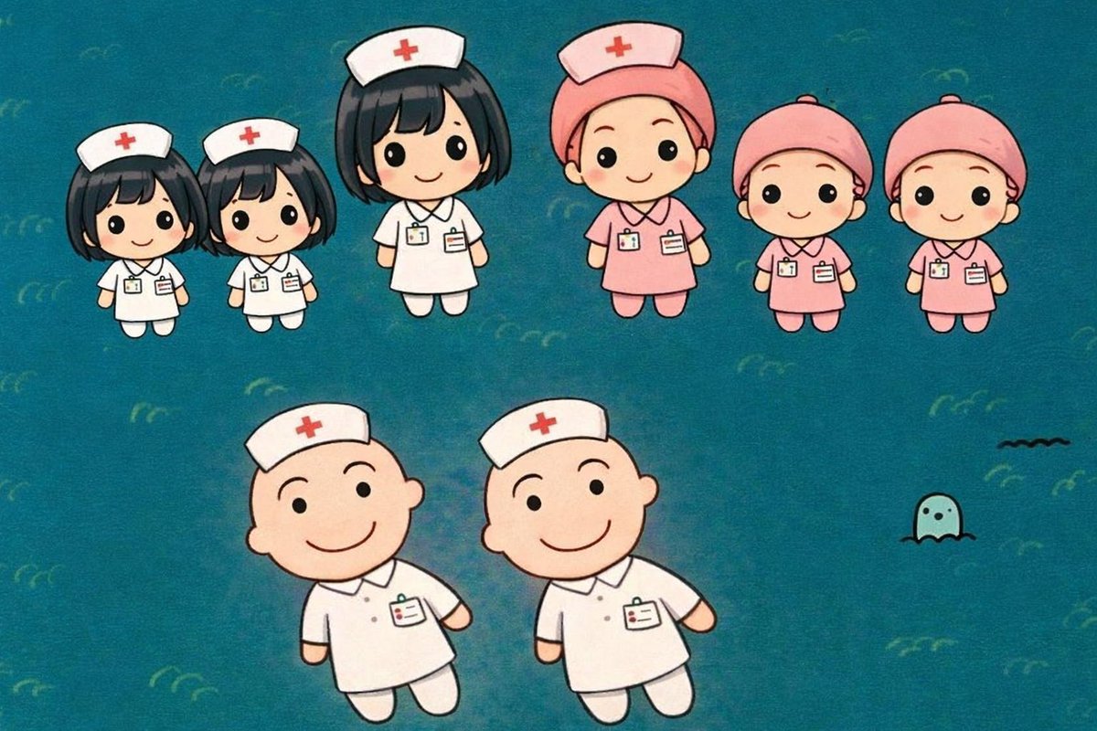 rin_142356's tweet image. いいーな、いいーな♪
かーんごしっていいーなー♪

（待遇面でもそう思われる職種を目指しましょうね！！！！！！！！！！！！！）