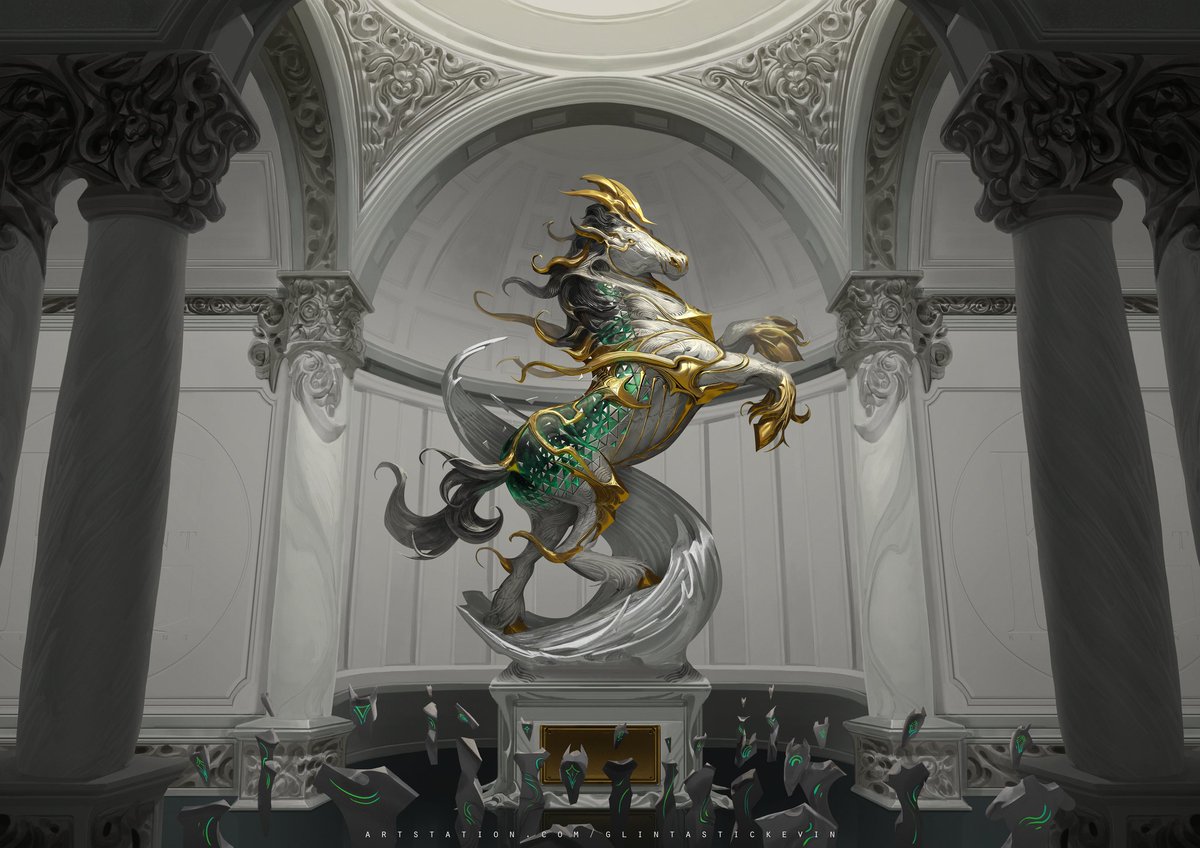 GlintasticKevin's tweet photo. The year of the Horse
Ancient Stallion

Happy to share this custom Immortal Podium statue commission from @TetsuoShima41

I'm glad the statue came out the way as i envisioned it.
Anyways, hope you all enjoy this! https://t.co/ZtNWM4ayJ2