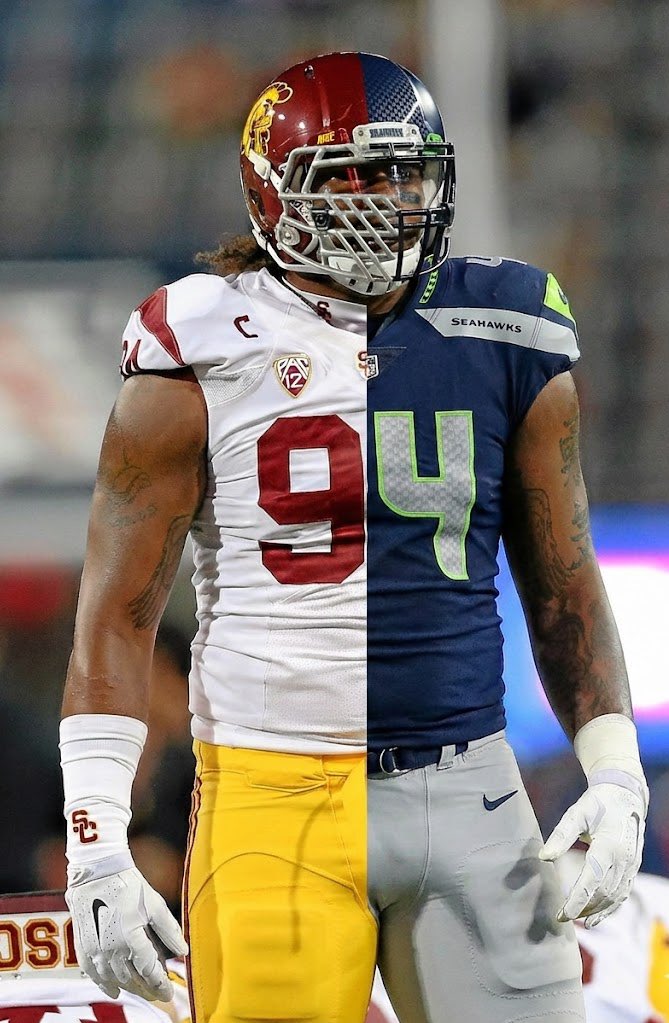 FightOnRusty's tweet image. Former USC QB Sam Darnold and DL Leonard Williams stand in the way of LA to the Super Bowl. 

Looking forward to an epic battle tomorrow ✌🏻