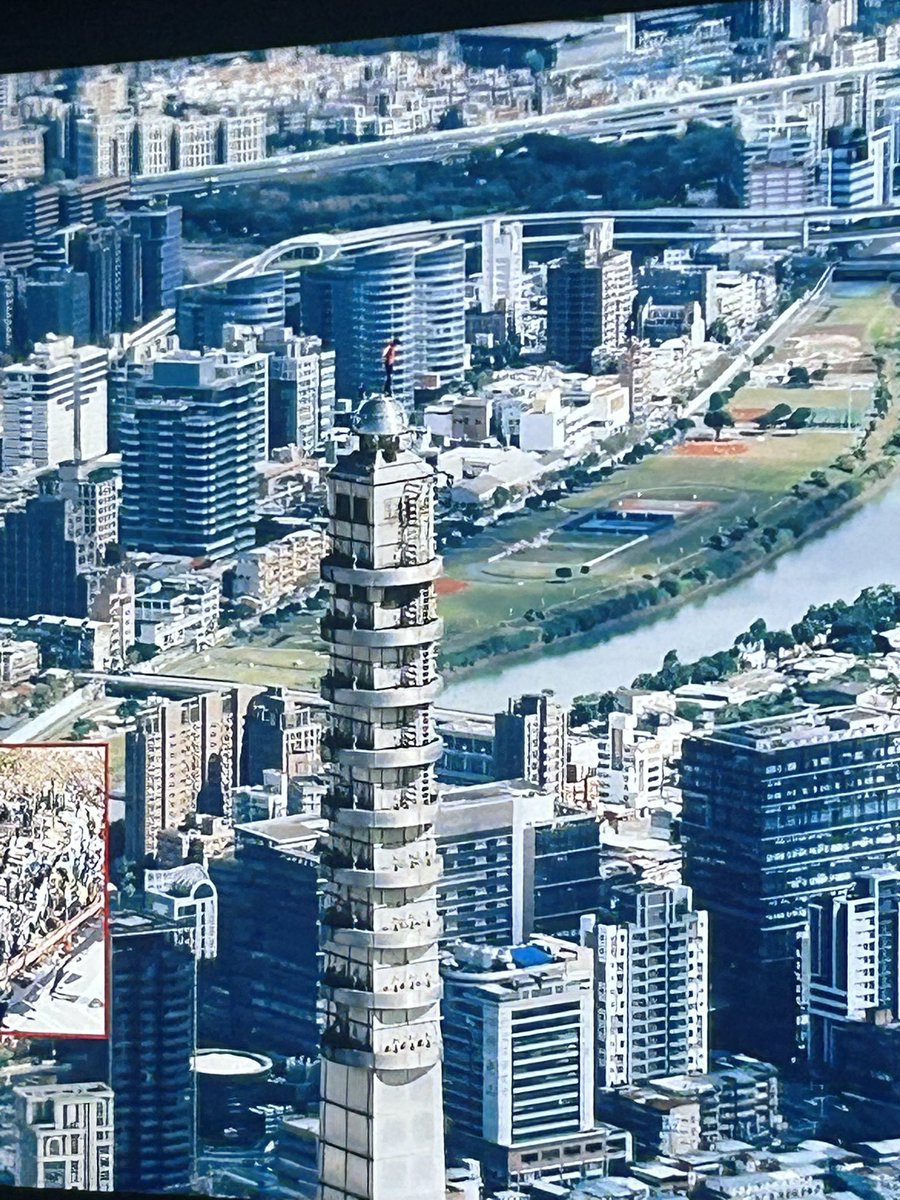 sethkovar's tweet photo. You are a beast @AlexHonnold Thanks for a 90 minute thrill ride and giving us all a short break from current events. Congratulations! #skyscraperlive https://t.co/LjpZrjZceW