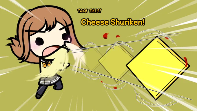 Today's Maru - Day 697 maru throws cheese