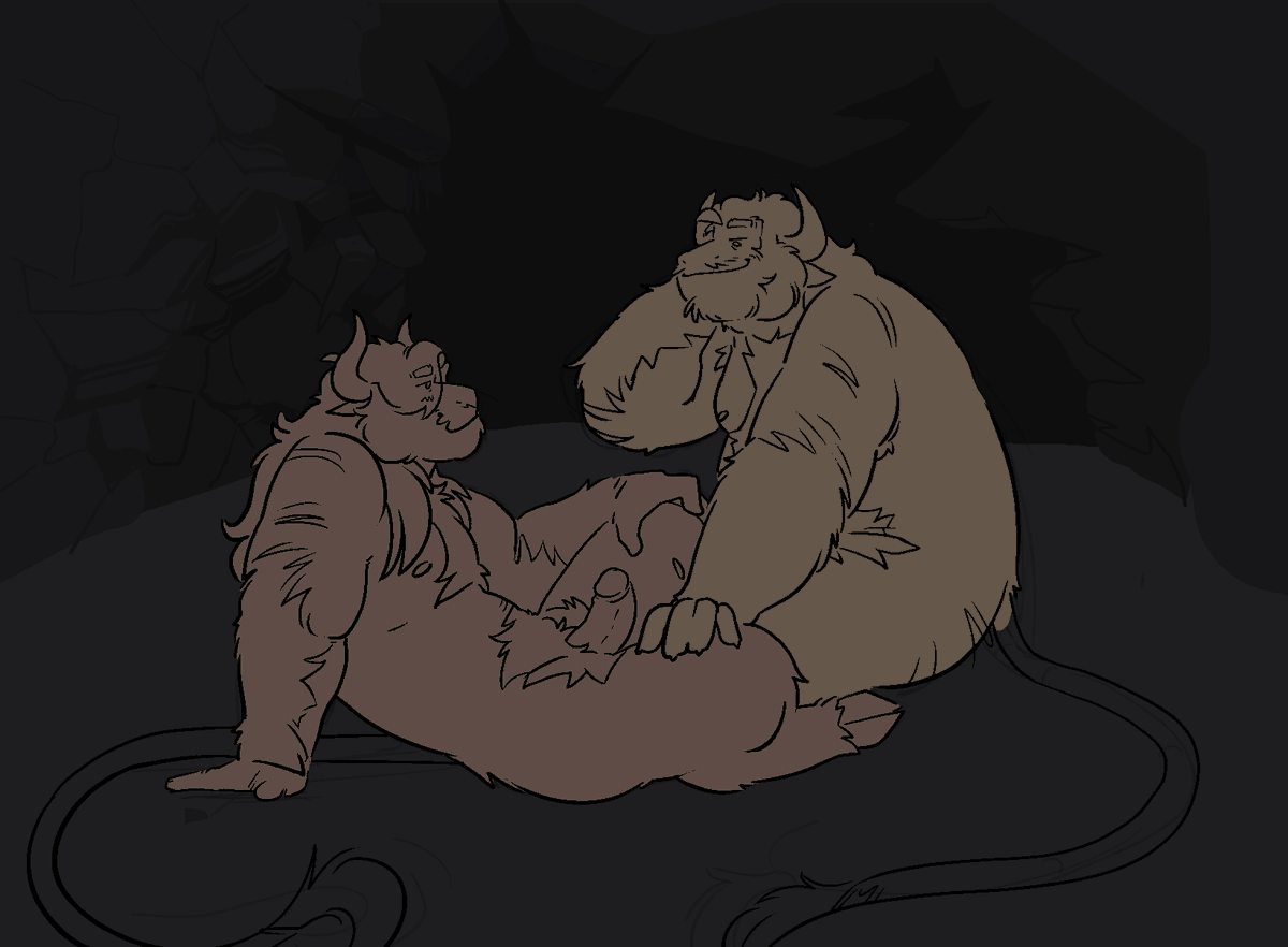 TimeScale_Late's tweet image. Just the two of us WIP