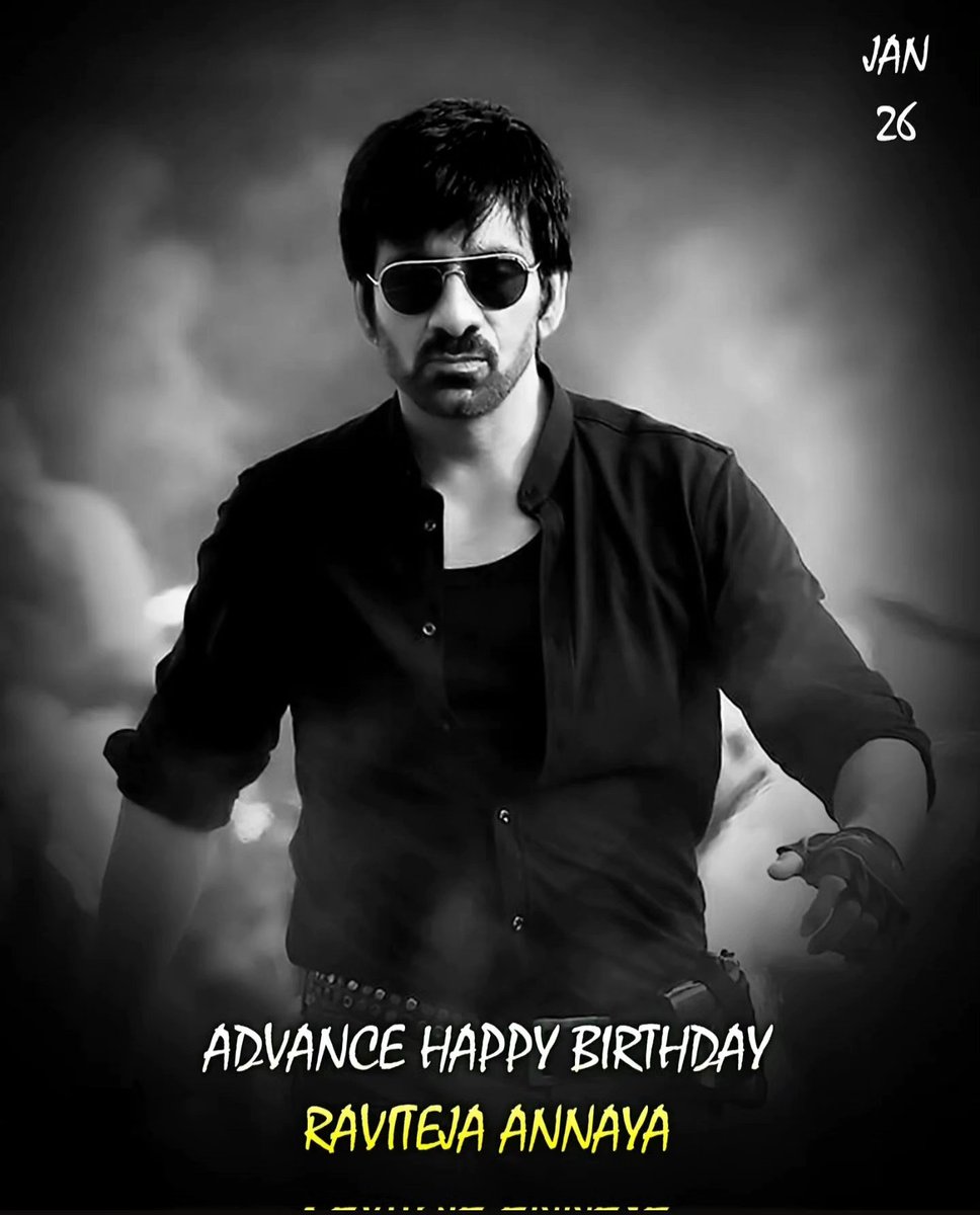 Advance happy birthday Anna ❣️ <a href="/RaviTeja_offl/">Ravi Teja</a> 🤍 #HappyBirthday