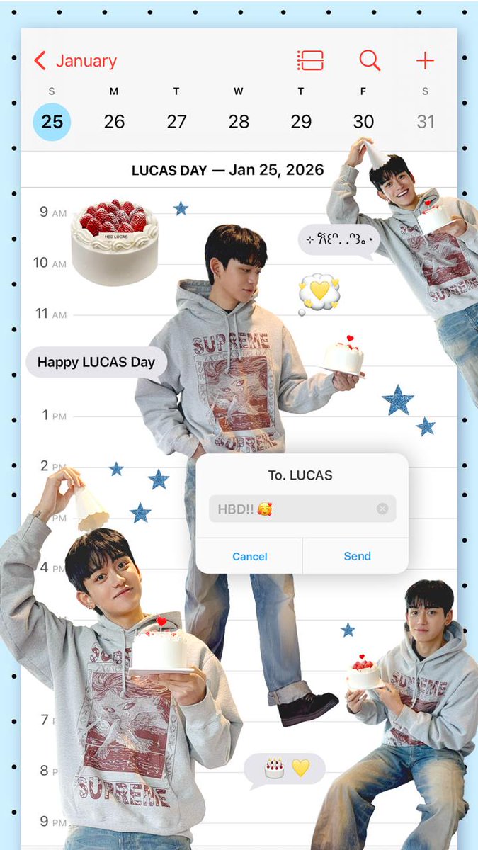 [WEVERSE] 25.1.26

HAPPY LUCAS DAY 🎉

🔗weverse.io/lucas/media/4-…

#LUCAS #루카스 <a href="/lucas_official/">LUCAS</a> 
#ActorLUCASis27
#우리태양_루카스_생일축하해
#黄旭熙0125生日快乐