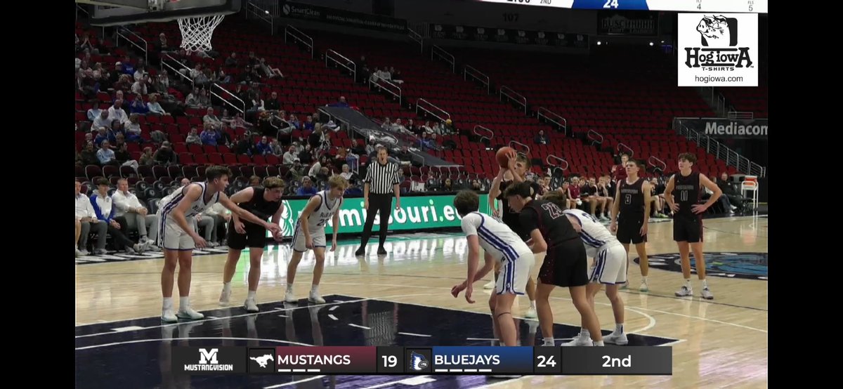 Mustangvision1's tweet photo. MustangVision had our biggest production ever today @CaseysCenter today, and it was amazing! Thank you to the @Iowawolves1 for letting us broadcast! Great win by @stangbball! If you missed it today, check out the replay at https://t.co/cN8nd6SeXC https://t.co/RrDLQLPTrR