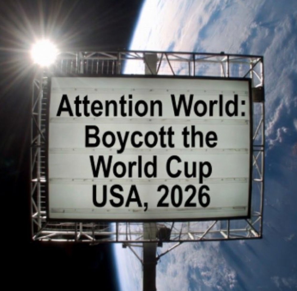 guyfelicella's tweet image. Hosted by threats, fear, and authoritarian tantrums. 

Watch the games in Canada and Mexico instead .... 

#BoycottTheTantrum