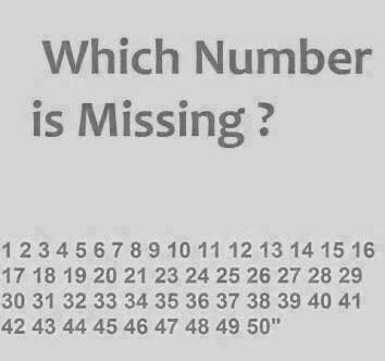 Which number is missing