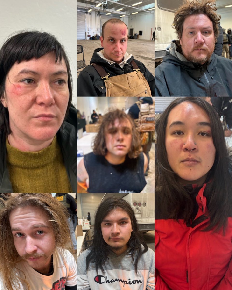 ICEgov's tweet image. On January 24, our officers were swarmed and attacked by these violent agitators.

The courageous men and women of ICE were subjected to the following attacks:

— Hurling and kicking dangerous objects at officers
— Violent physical assaults, including biting, tackling, and…