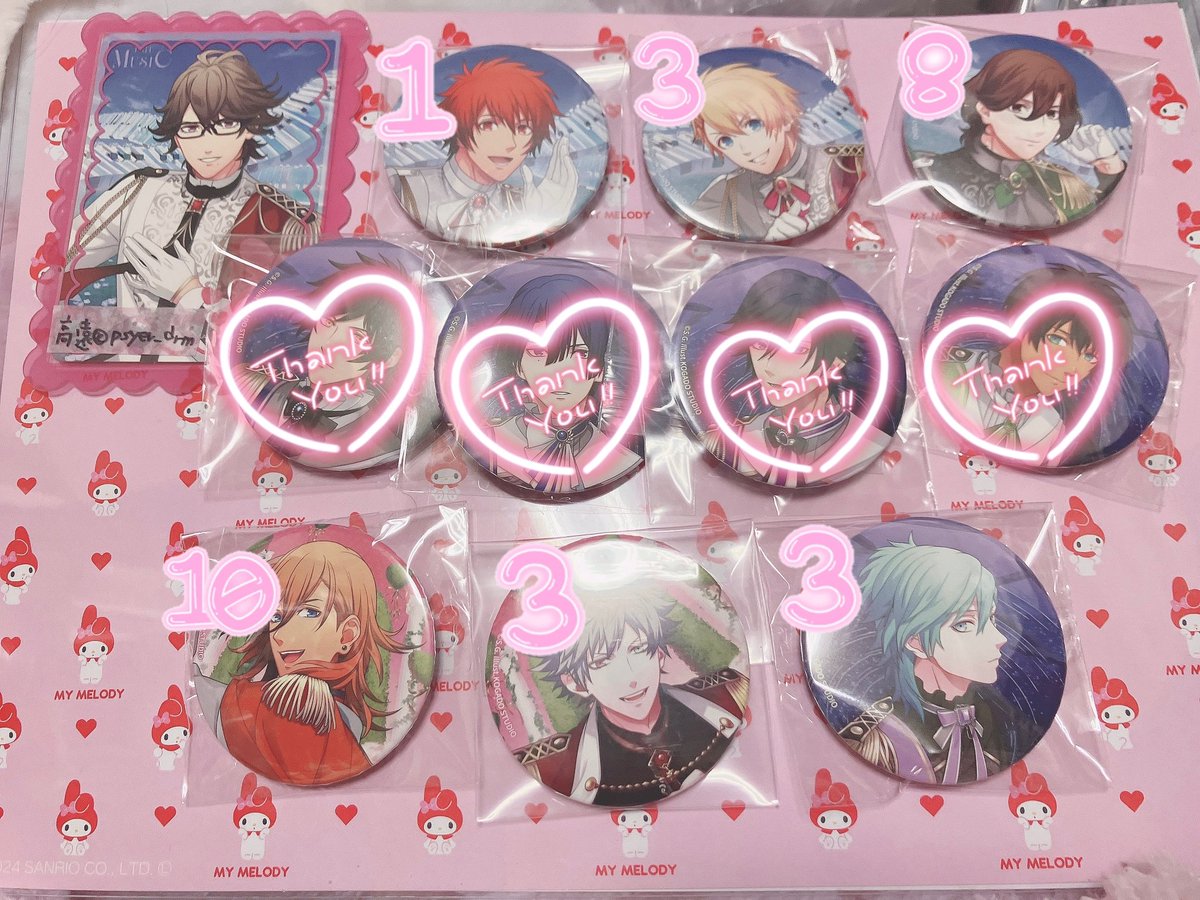 ʚ交換ɞ うたプリ Wonderland 15th Anniversary CD 缶バッジ 譲:音也1