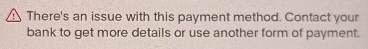 Gerhion's tweet photo. @AskPayPal why keep saying there is an issue with my payment method? I contacted my bank and they said it was fine, I even used 2 different cards and both have the same issue. So, something is wrong in your end #help #issue https://t.co/eiw6nzbrh2