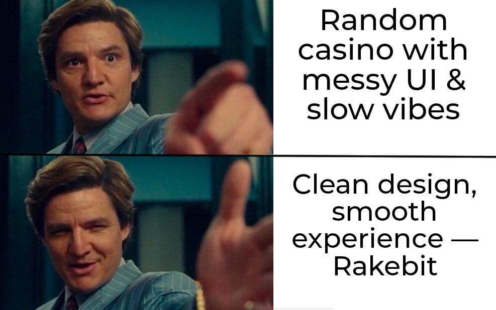 MarcoMarcoMuu's tweet photo. Other casinos: Confusing & slow.
Rakebit: Clean, smooth, ready to win.
@rakebitcom #Rakebit https://t.co/lTw8n36dcR