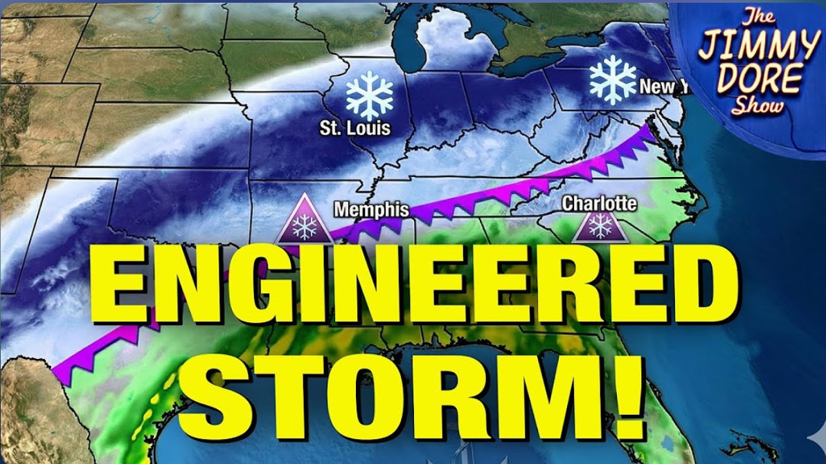 Methodios007's tweet image. This Massive #WinterStorm Is COMPLETELY #ENGINEERED! – Dane Wiggington youtu.be/auLw2s8lXKA?si… via @YouTube
