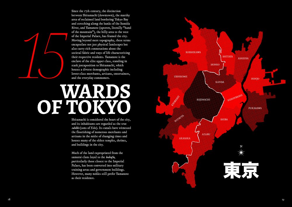 chema's tweet image. Finally! After two months of editing and refining the layout since the last update, the final version of the book is here!

You can access the final version at my Patreon page or purchase it at itchio: 
patreon.com/punkpadour
punkpadour.itch.io/tokyo-a-city-c…
#yokai #ttrpg #horror #japan