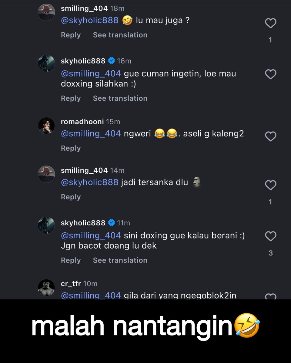 Gue dari awal juga udah mapping TR dan punya data pribadinya, terus apa hebatnya?

Loe kira loe jagoan, punya data orang terus disebar - sebar. Itu namanya melanggar hukum B3go.