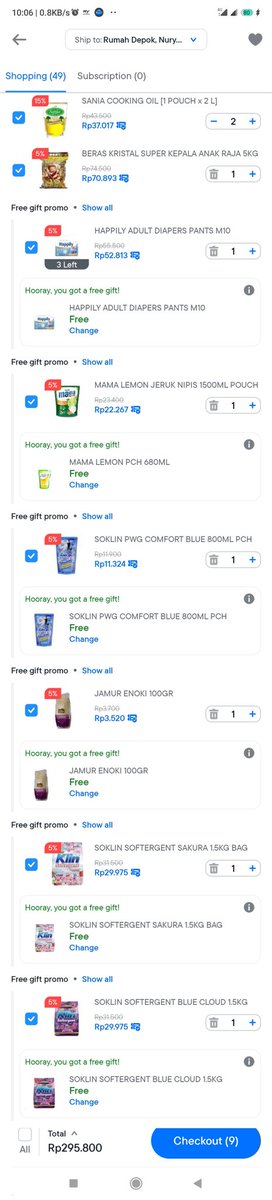 deqbee's tweet photo. 🛒 *Serba B1G1*
📍 Ganti cabang terdekat 
11rb Soklin pewangi 2x 800ml
https://t.co/HkBzHzF9KP
29rb Soklin Softergent 2 x1.5kg 
https://t.co/5dbXsZ9VOH
3rb Jamur Enoki 2x100gr
https://t.co/KxkFChuckP
Happy Diapers Adult Pan M10 (2 pax)
https://t.co/iAWx1m2eHD https://t.co/OSjQngfH32