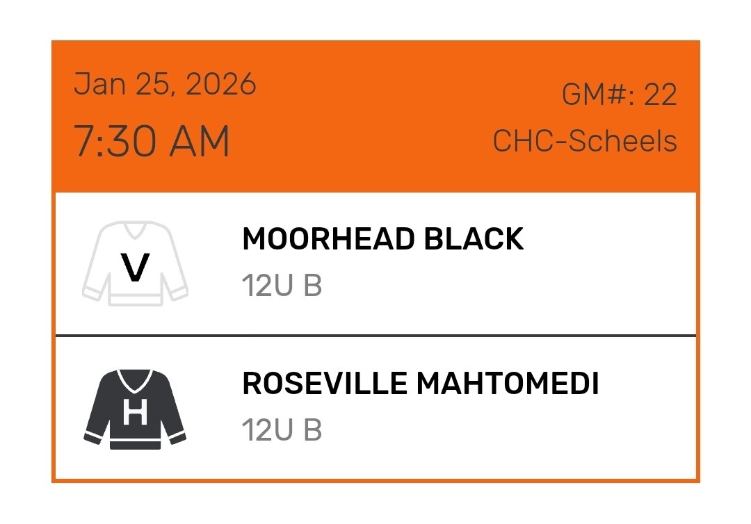 We get the sunrise game tomorrow for a chance to the Chip. Get some shut eye and we will see you bright and early.