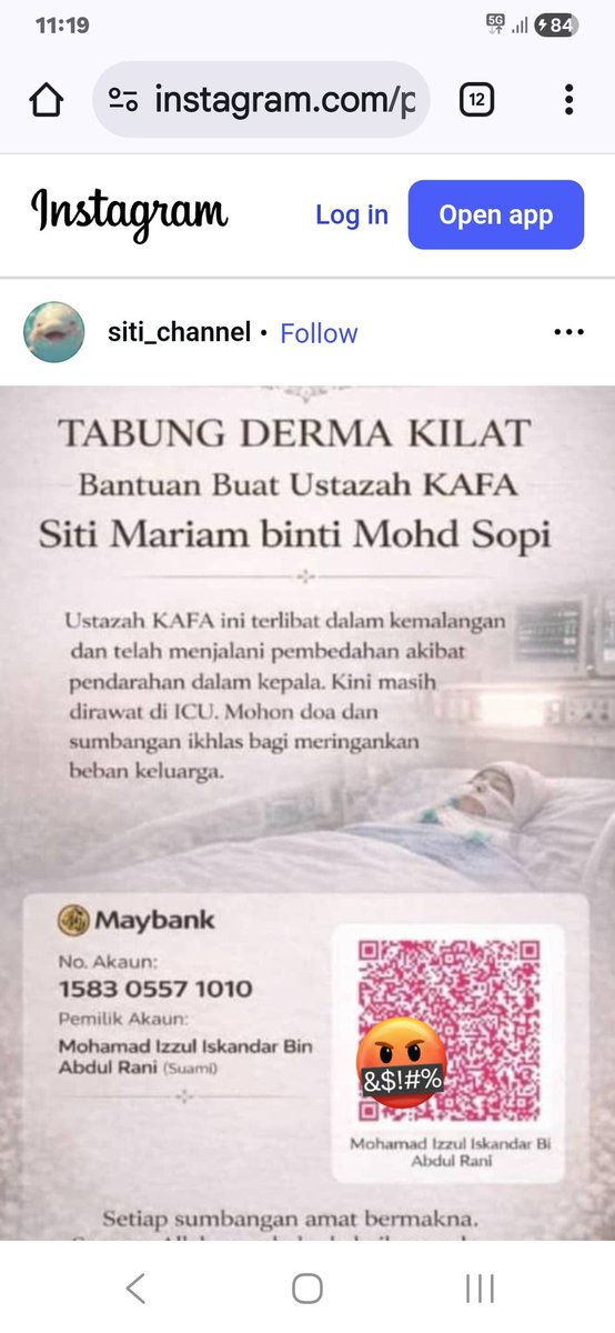 Hari ini saya sudah terkena. Kena scam. Masuk d group whatsapp(dgn nama yg lain) ibubapa sekolah. Awas, saya sudah share. Sila report kalau kamu jumpa photo ini.