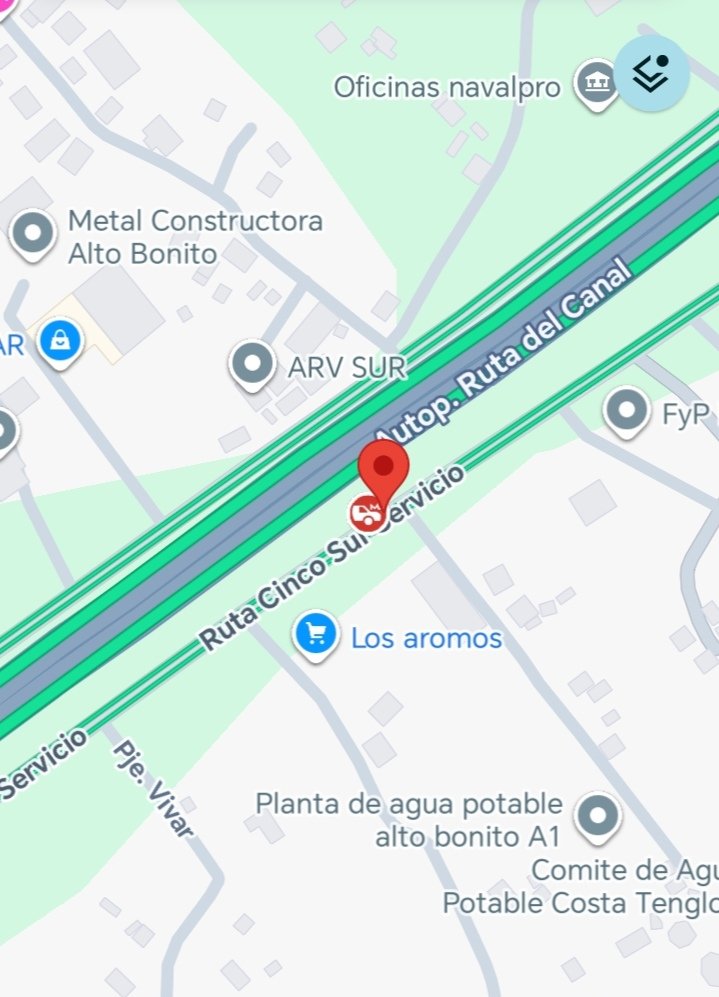 #EPM_INFORMA
#PuertoMontt

10-5-1: Derrame de combustible producto de accidente vehicular en PASAJE MARQUEZ con CALETERA RUTA 5, de Sur a Norte. Concurre un carro de Bomberos de Puerto Montt BX8