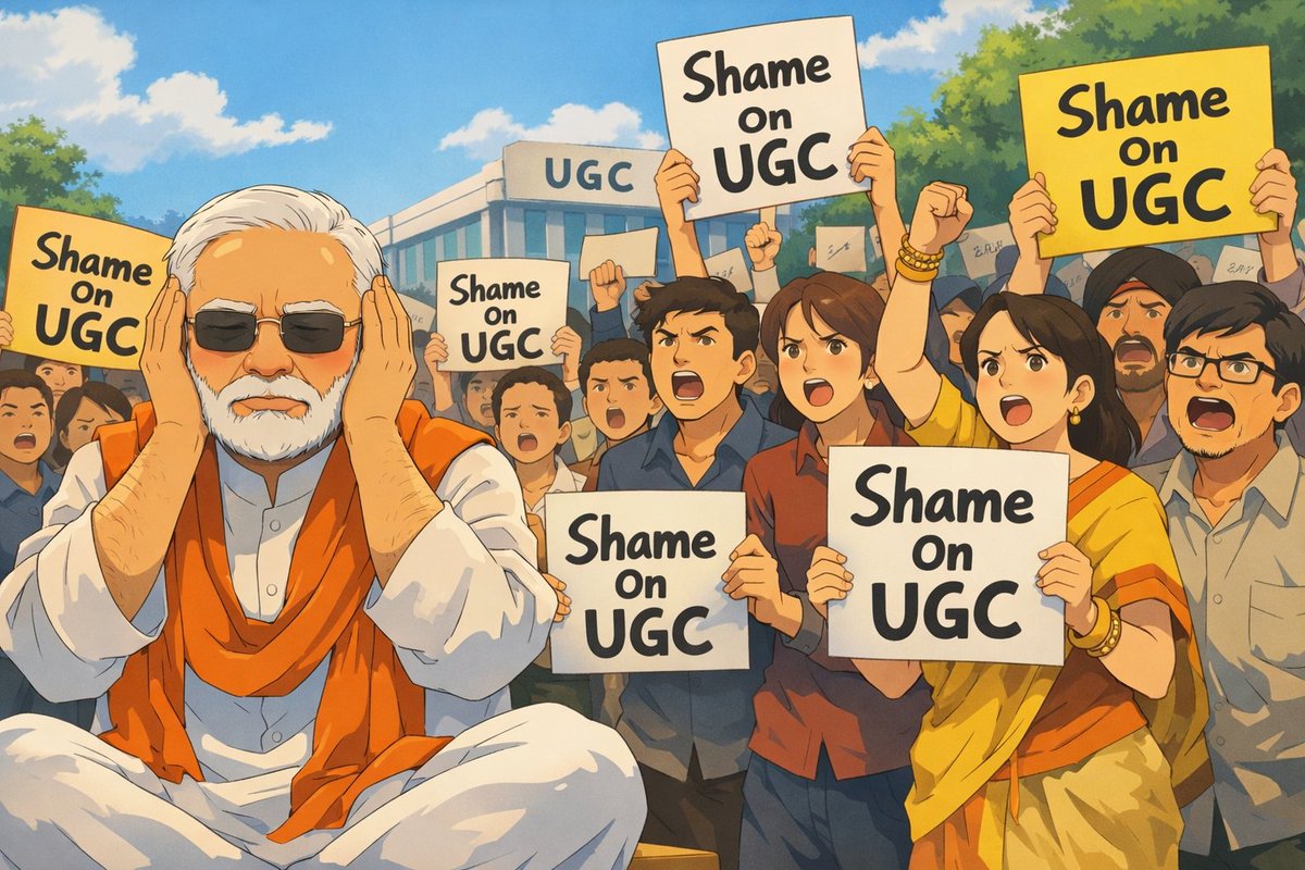 मा. <a href="/narendramodi/">Narendra Modi</a> जी,जब आपके समर्थक आपकी ग़लत नीतियों का विरोध करने लगे तो समझ जाइए कि आप ग़लत कर रहे है, 

कुछ गलतियों की वजह से 2024  यूपी लोकसभा में 80 से 43 पर आ गए है वो दिन दूर नहीं जब 43 से 3 पर आ जायेंगे

#UGC_RollBack <a href="/ugc_india/">UGC INDIA</a> #ShameOnUGC 
#ShameOnBJP <a href="/BJP4India/">BJP</a>