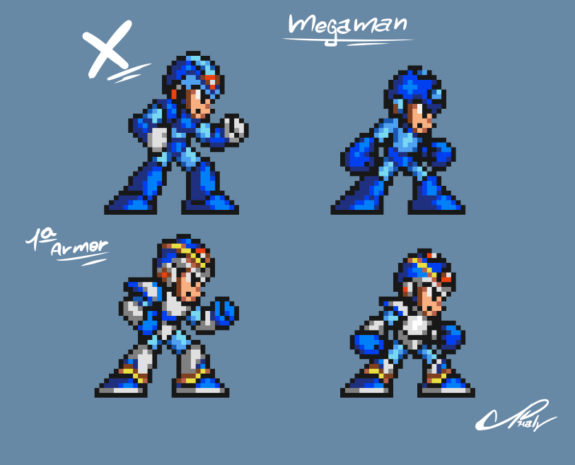 I've been playing Megaman these past few days

#megaman #megamanX #pixelart