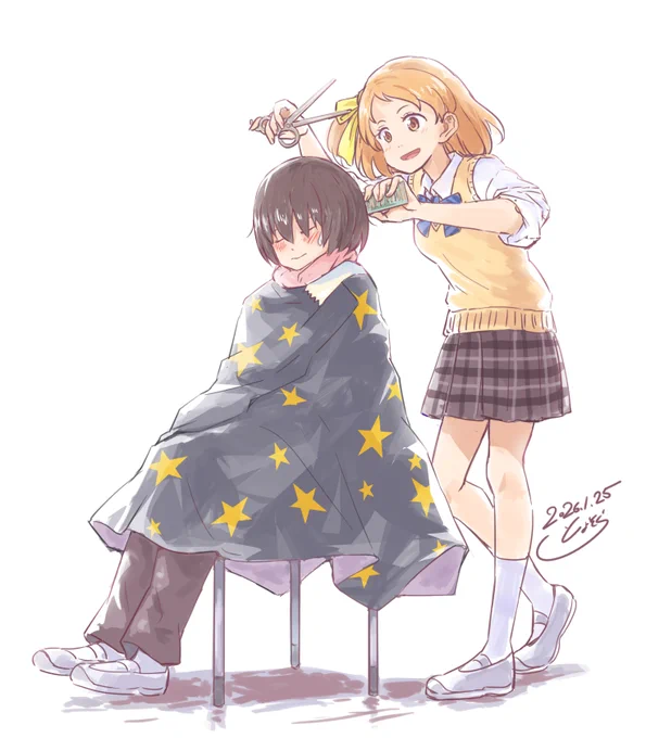 【オリキャラズ(一次創作)】 はじまりのちょきちょき #oc #一次創作