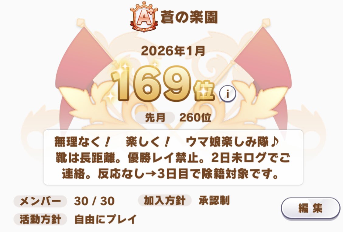 vltAM8OuJn8koIL's tweet photo. 2月よりサークルに参加していただける方
2名様募集中です⟡.·

まったり落ち着いた雰囲気のサークルです◡̈ *

一緒に高め合えるメンバーさん募集中です(*ᴗ͈ˬᴗ͈)

詳細は画像をご確認の上
リプorDMまでお声がけください。
よろしくお願いします🙇🏻‍♀️

#ウマ娘サークル
#ウマ娘サークルメンバー募集中 https://t.co/Q2oX4xVN7b