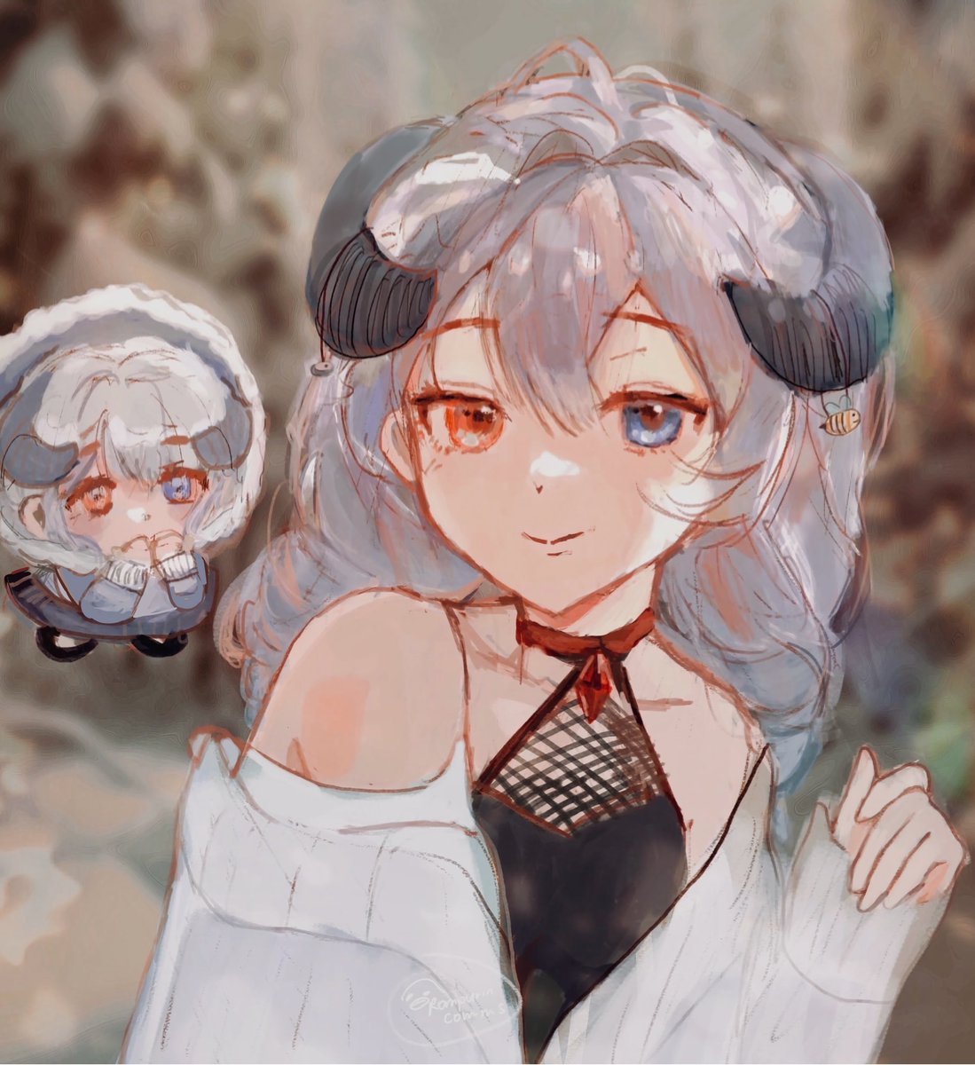 6/6 comms, done! grateful to have ended january with such successful comms (++ bonus: super kind clients 🥹)

#art #comms #digitalart #krita #vgen