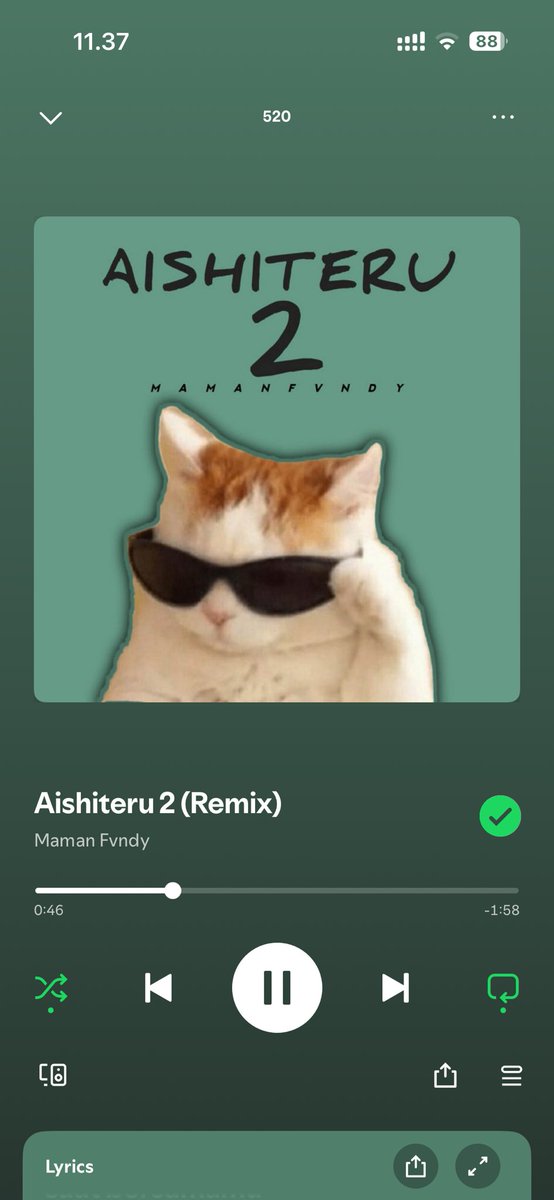 Gegara ruby chu jadi suka denger lagu ini, terus temen-temen i pada kagak nyangka i demger beginian. Kayak bukan i banget wkwkwkkw