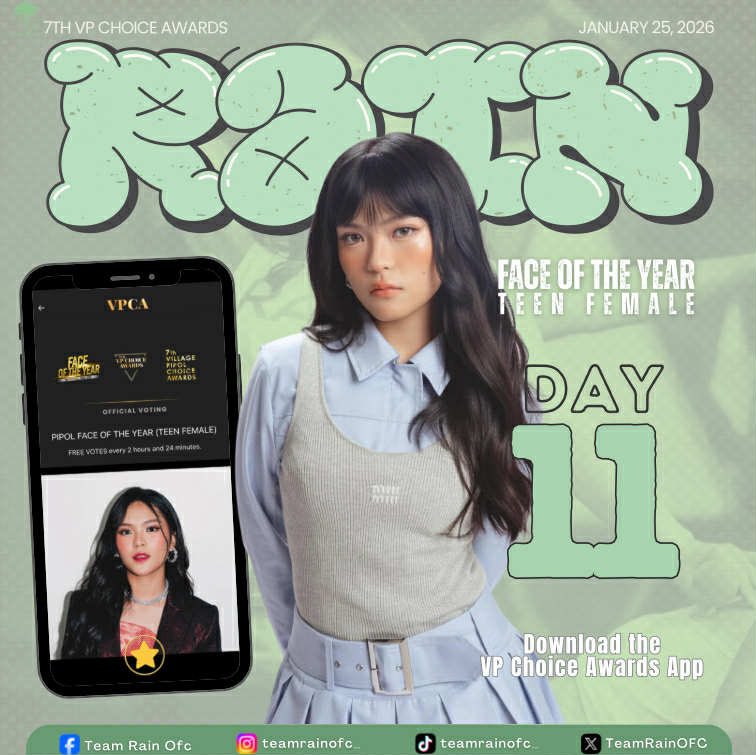 TeamRainOFC's tweet photo. Rainah has always shown her confidence in everything she does. From a selfless Rainah to a more focused, growth-driven Rainah Jenn, she continues to evolve with purpose. Her journey reflects strength, maturity, and a quiet confidence that inspires many. 🌟💚

Day 11 of Voting! 📥
Don’t forget to cast your votes today. Consistency matters—let’s keep pushing, Raindears! 🌧️

🖇️ https://t.co/rEJvFkLIXo

RAIN CELMAR | #RainCelmar